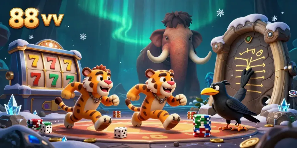 Experience thrilling gameplay at 88 vv's legendary casino with unique prehistoric elements.