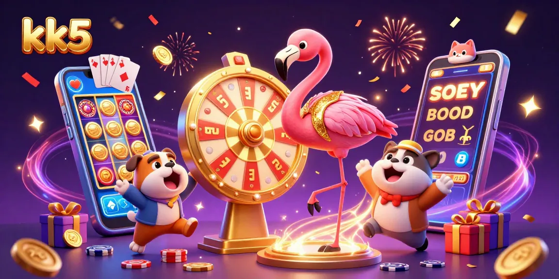 Experience the thrill of kk5's casino games with golden coins and exciting prizes during live gameplay.