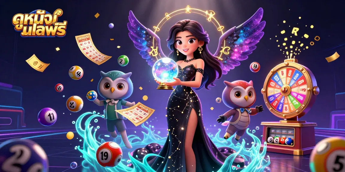 Experience ดูหนังออนไลน์ฟรี with vibrant elements of gaming excitement in this engaging illustration.