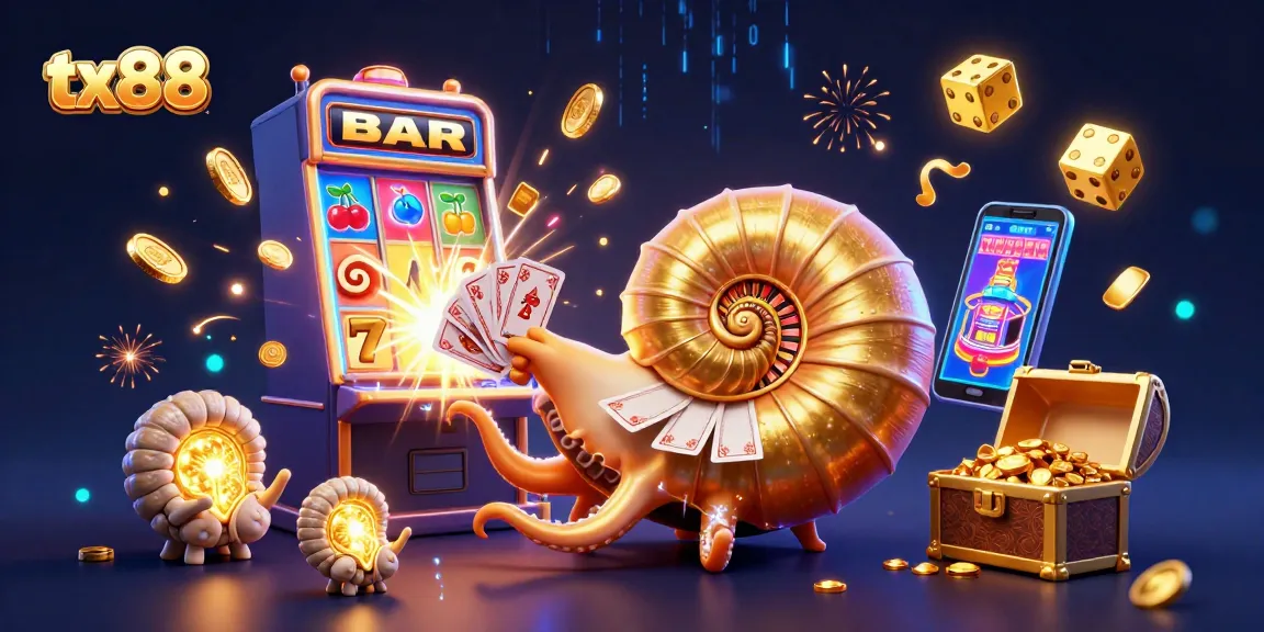 Engage with tx88's vibrant casino world featuring a nautilus roulette and bursting slot machine