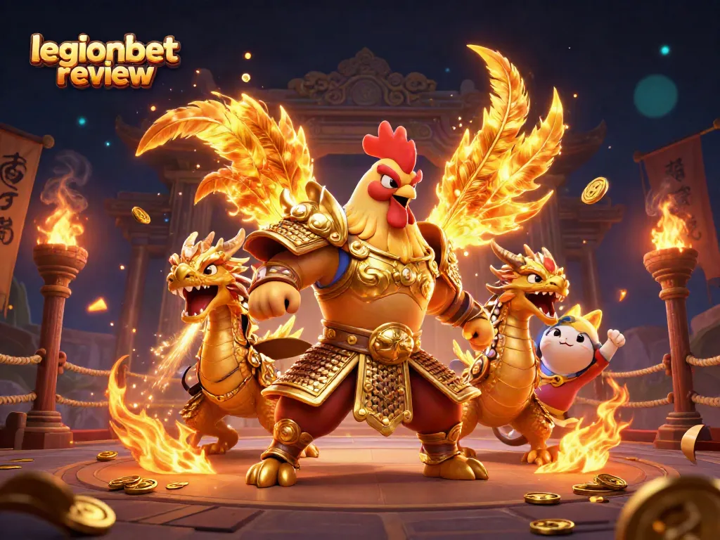 Experience the excitement with this legionbet review featuring dynamic gambling elements in a rich 3D scene.