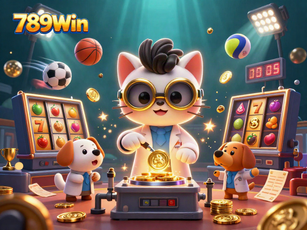 Experience thrilling plays at 789Win with vibrant casino slots and dynamic sports elements in action.