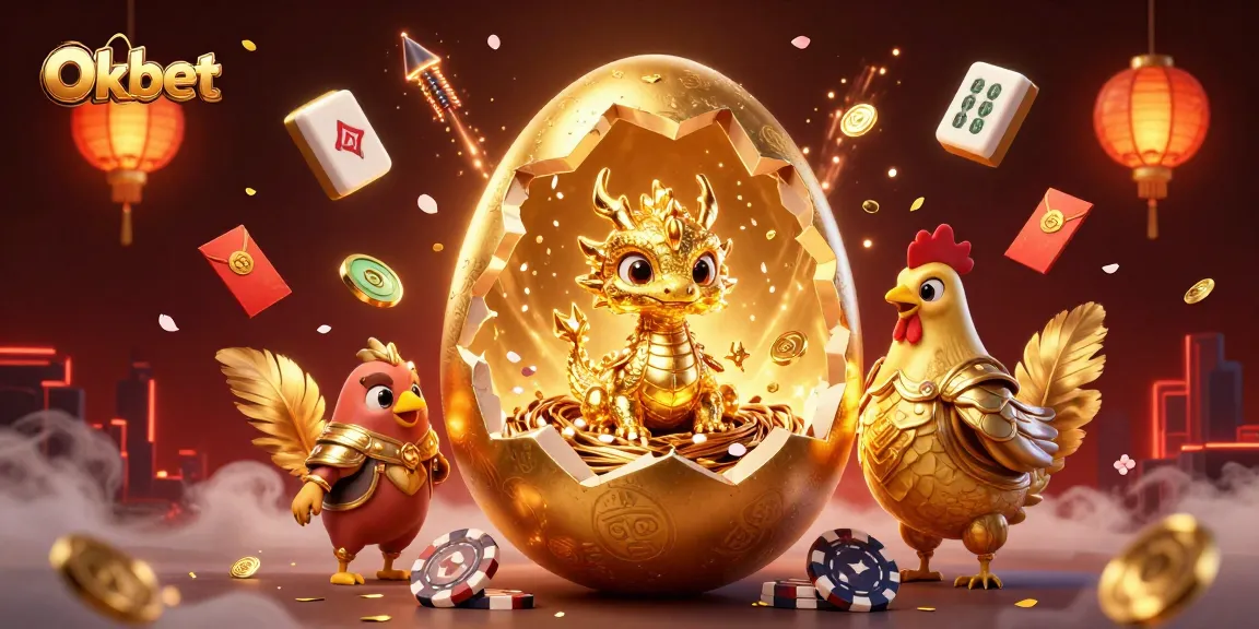 Play exciting games at Oxbet with a golden dragon and vibrant casino elements.