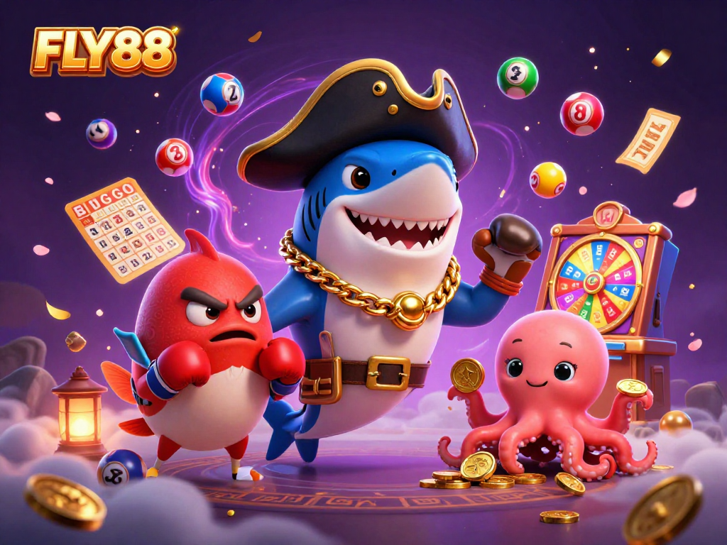 Experience thrilling excitement with FLY88 as they dive into a world of vibrant games with colorful lottery elements.