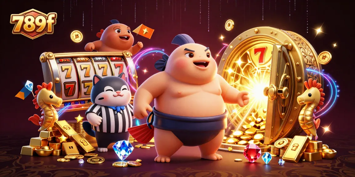 Engage with thrilling slots at 789f, featuring dynamic characters and vibrant casino elements.