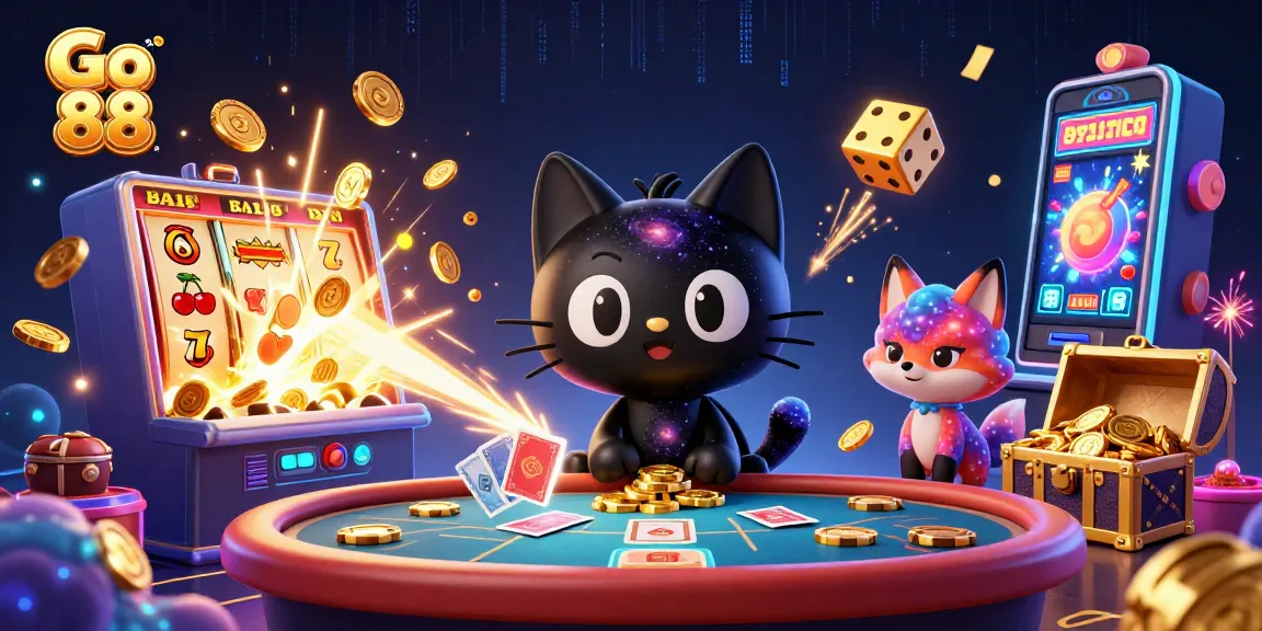 Engage with Go 88 for exciting slot adventures in this cosmic casino scene!