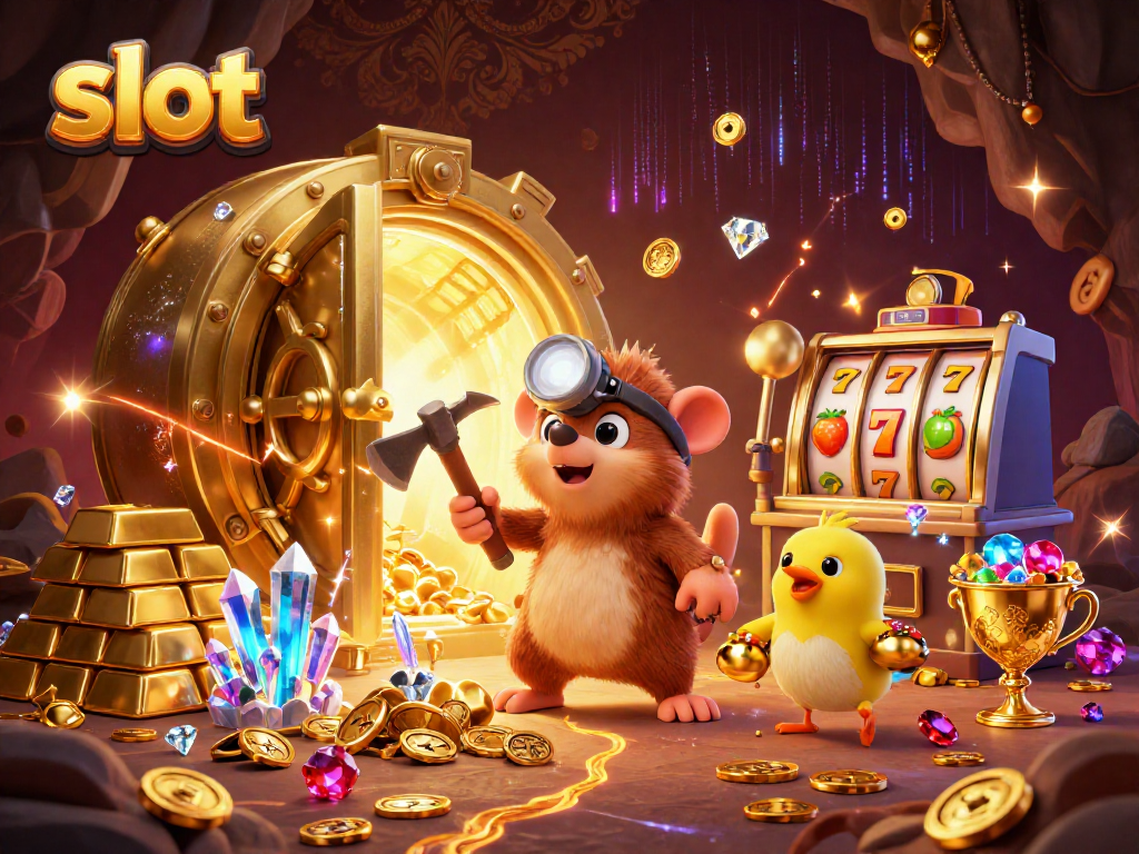 Engage with our slot games featuring vibrant 3D illustrations of treasure and excitement.