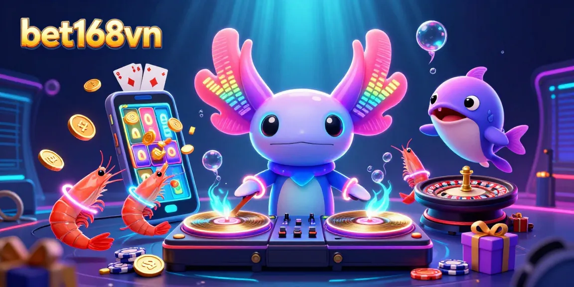 Experience vibrant gaming action at bet168vn with dynamic casino characters and exciting games.