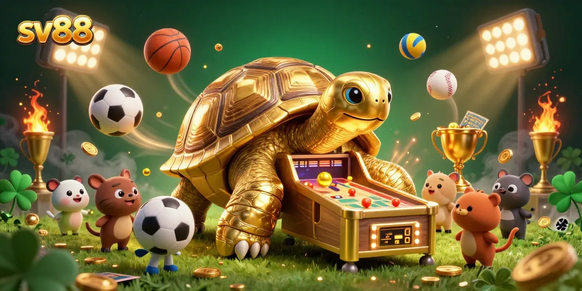 Engage with sv88 by playing thrilling sports-themed games featuring a colossal golden tortoise!