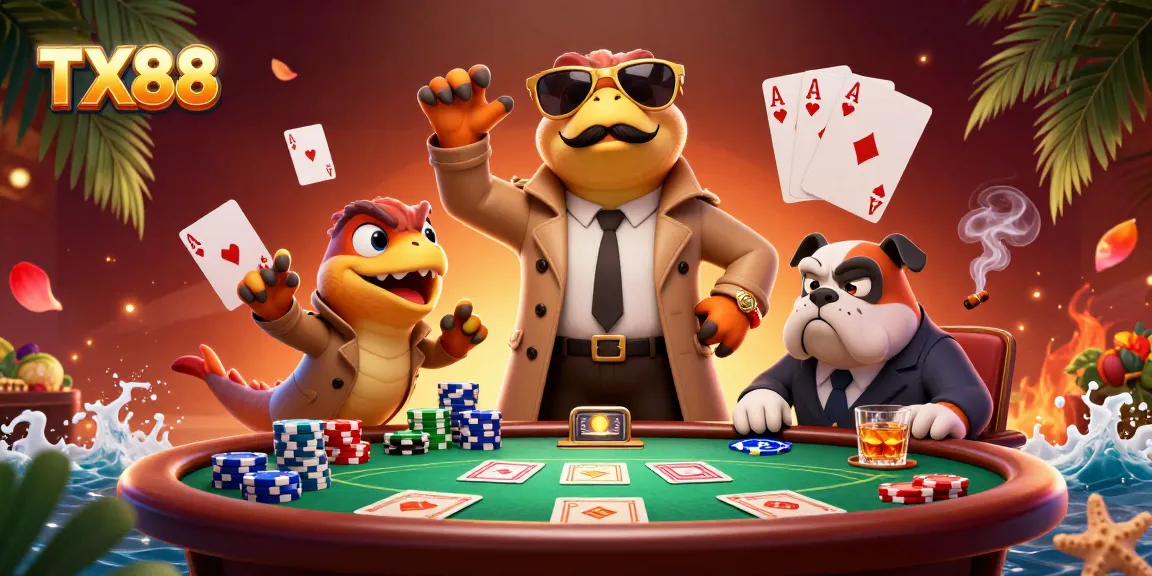 Experience excitement at TX88 with raptors in a trench coat attempting VIP casino entry.