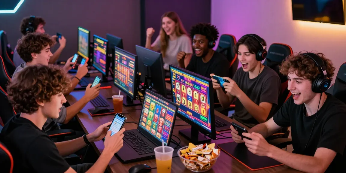 Exciting gaming moment showcasing players engaging with situs slot deposit 10 ribu on vibrant virtual interfaces.