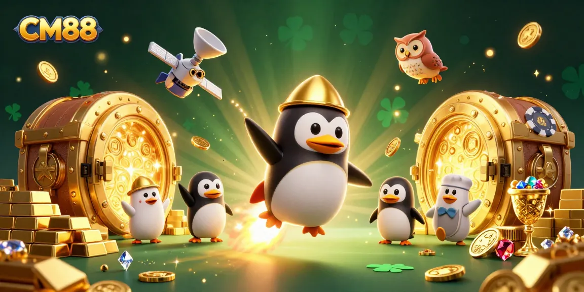 Experience thrilling gaming adventures at CM88 with our captivating 3D casino illustration.