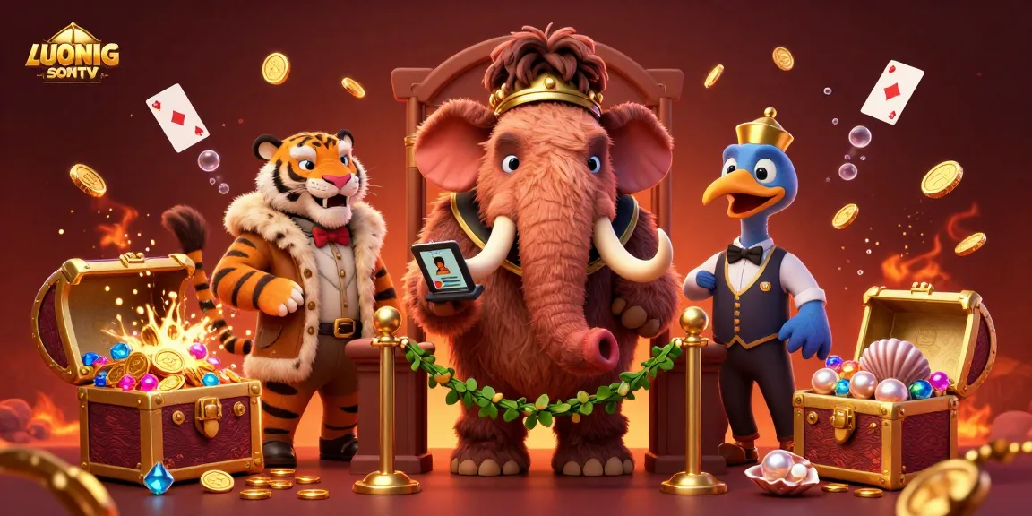 LUONGSONTV delivers premium gaming experiences through an engaging casino bouncer scene with dynamic elements.