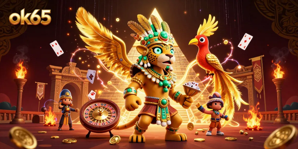Experience thrilling moments with ok65 while spinning roulette and winning big in this vibrant casino scene.