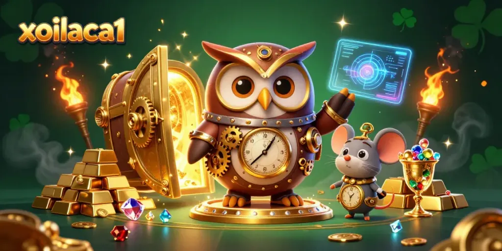 Experience high-quality casino excitement with xoilaca1 in a vibrant steampunk world of treasures.