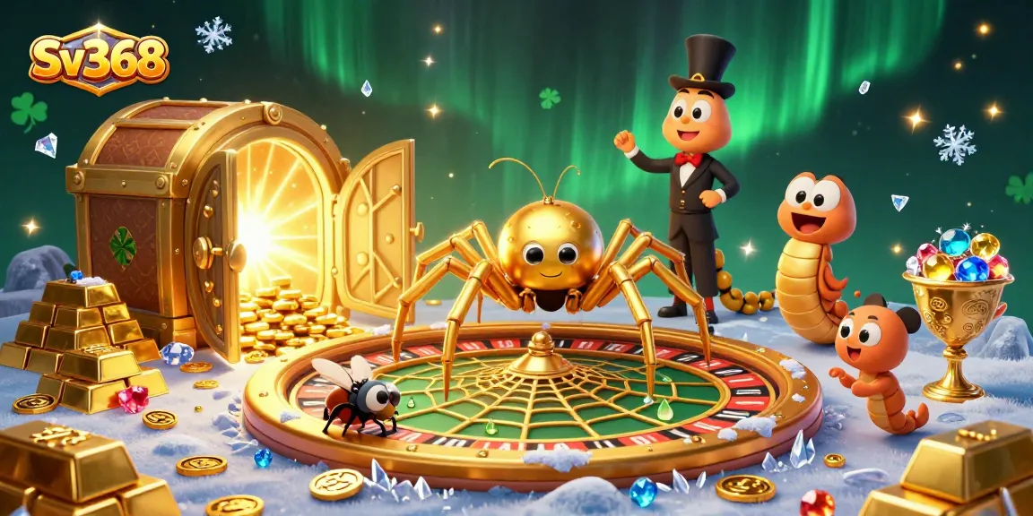 Experience thrilling gameplay at Sv368 with a vibrant casino scene featuring dynamic character interactions.