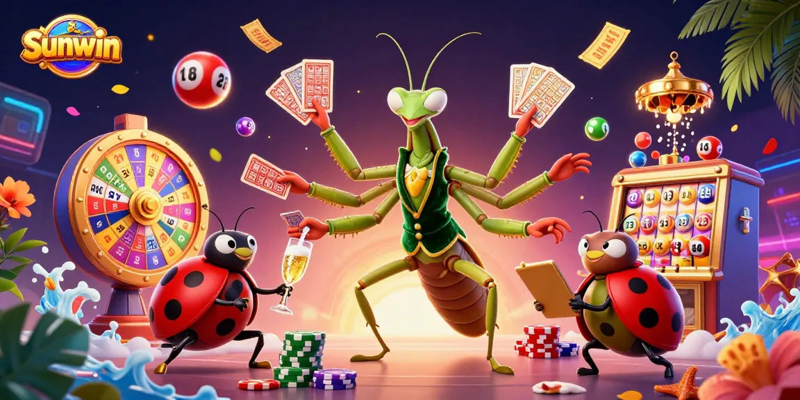 Sunwin offers an exhilarating casino experience with dynamic lottery balls and vibrant gameplay.