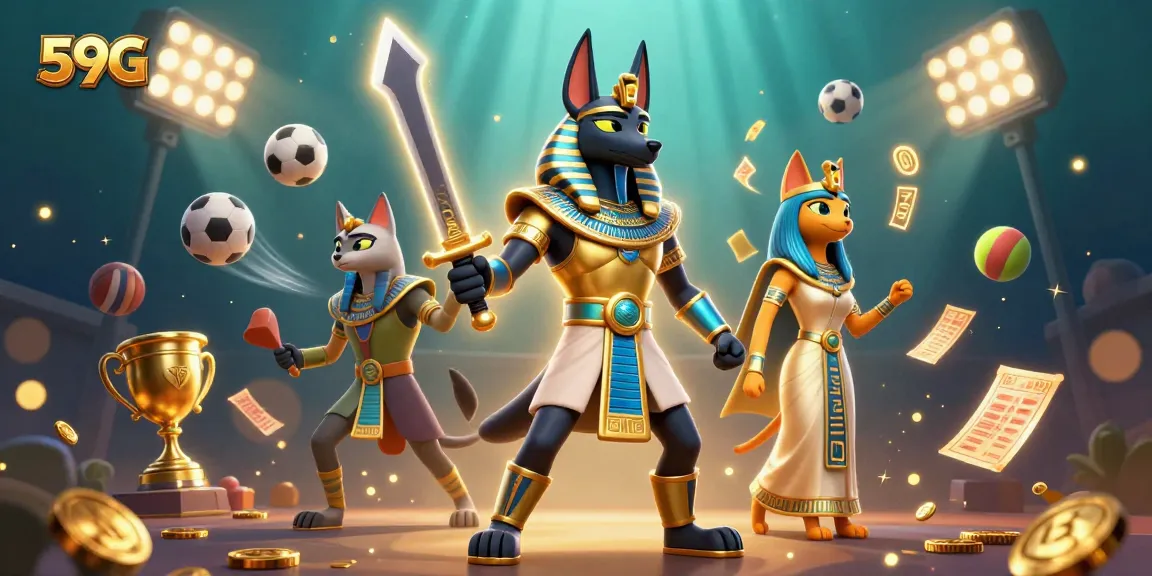 Experience the excitement of 59G with sports betting, trophies, and dynamic gameplay elements.