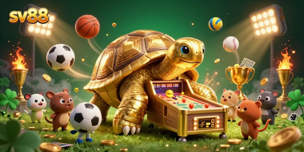Engage with sv88 by playing thrilling sports-themed games featuring a colossal golden tortoise!